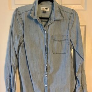 Chambray button down shirt